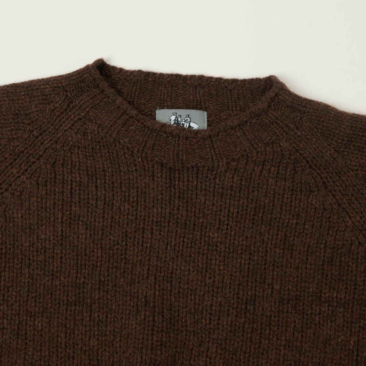 Smith Sato Suzuki 'Takayama' Brushed Lambswool Jumper - Lumber Brown