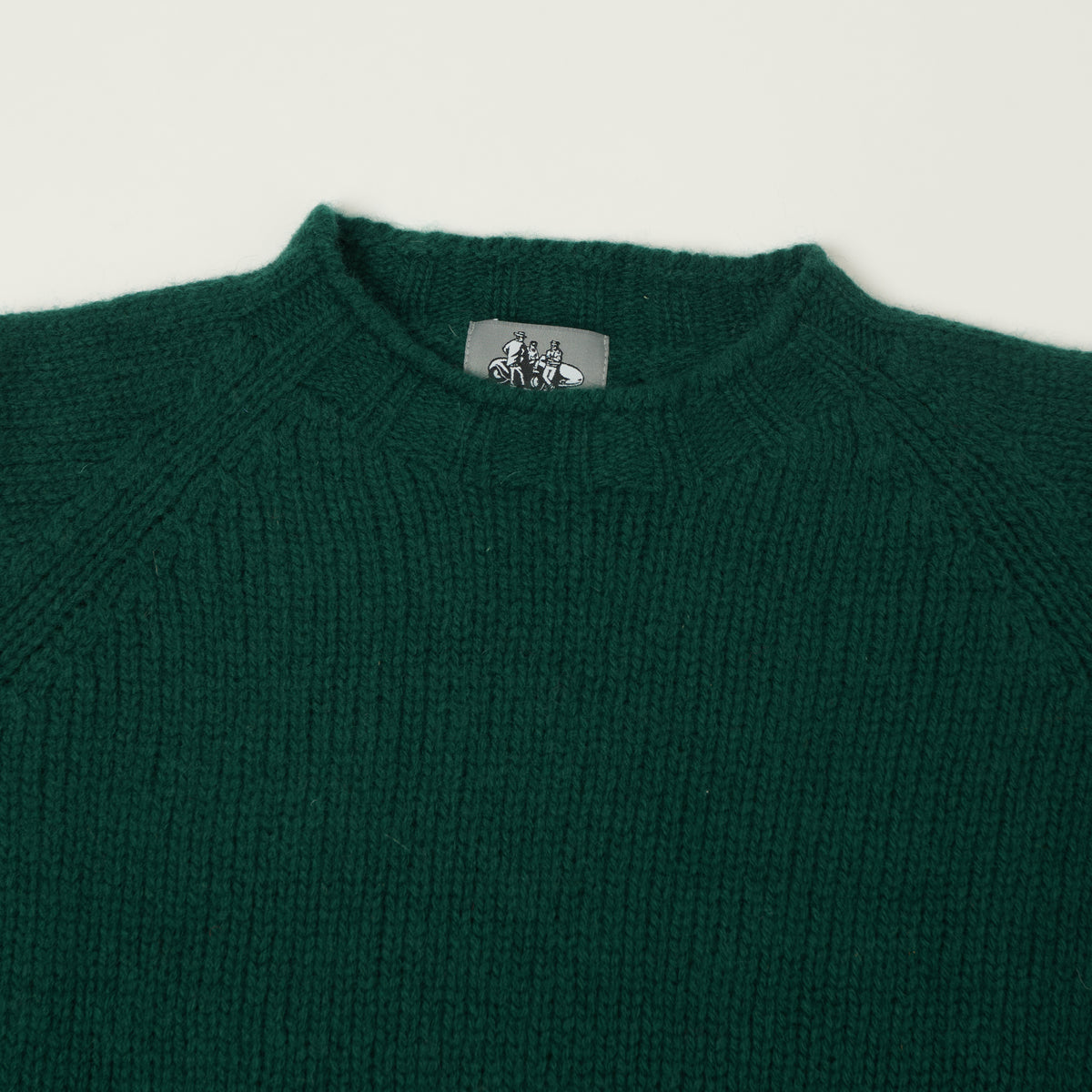 Smith Sato Suzuki 'Takayama' Brushed Lambswool Jumper - Racing Green