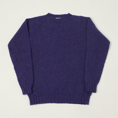 Smith Sato Suzuki 'Takayama' Brushed Lambswool Jumper - Fig Purple