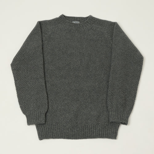 Smith Sato Suzuki 'Toyama' Lambswool Jumper - Mountain Grey