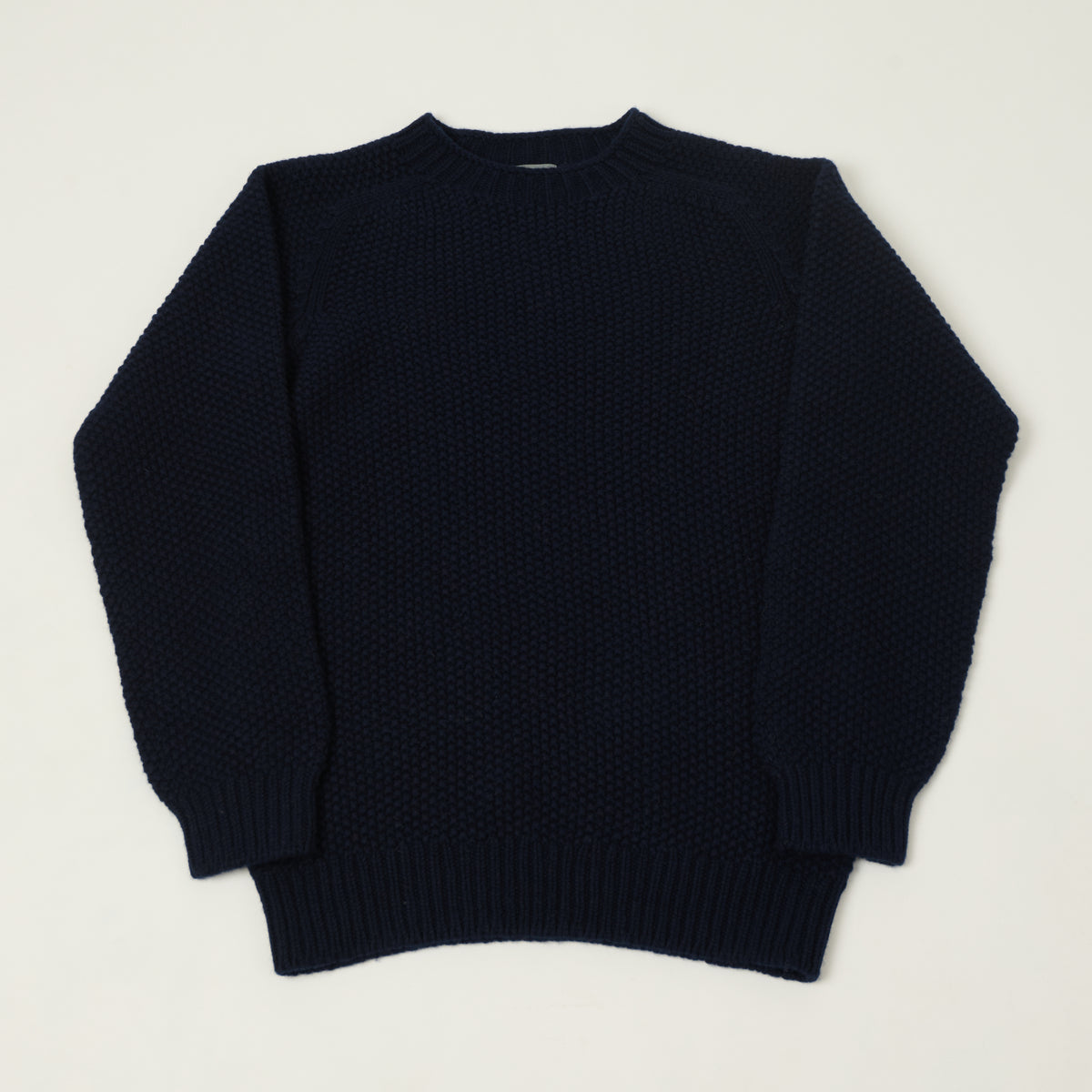 Smith Sato Suzuki 'Toyama' Lambswool Jumper - Midnight Blue