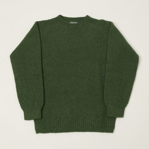 Smith Sato Suzuki 'Toyama' Lambswool Jumper - Bottle Green