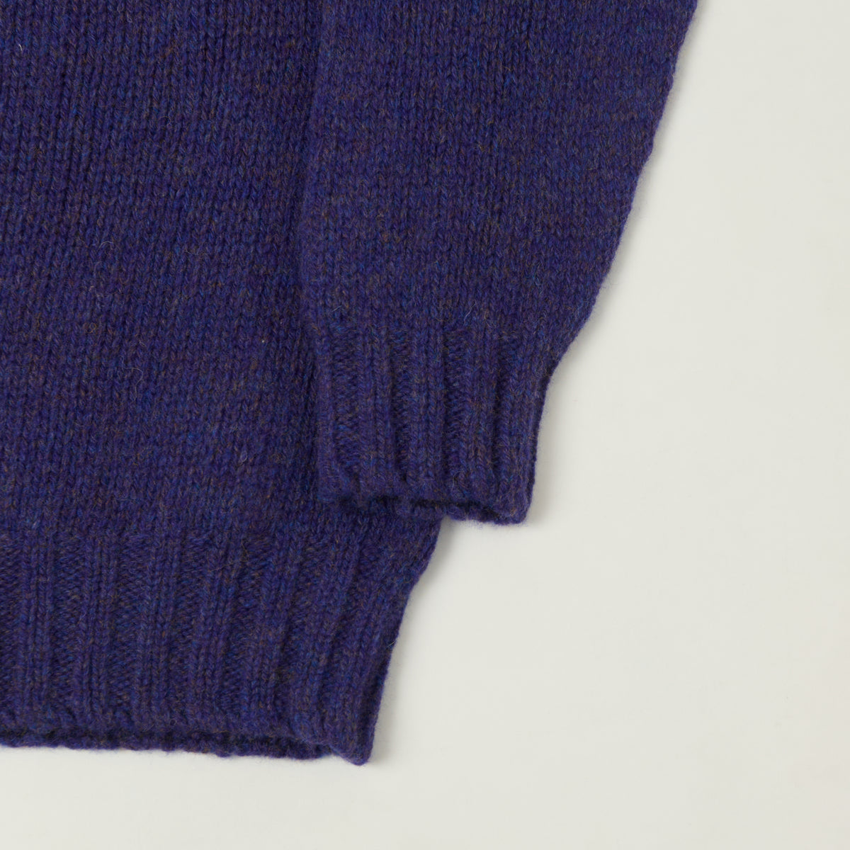Smith Sato Suzuki 'Takayama' Brushed Lambswool Jumper - Fig Purple