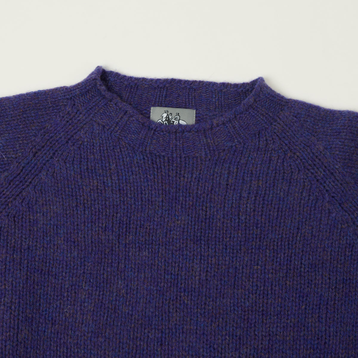 Smith Sato Suzuki 'Takayama' Brushed Lambswool Jumper - Fig Purple