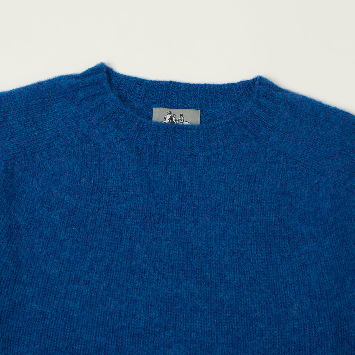 Smith Sato Suzuki 'Kobe' Brushed Saddle Shoulder Jumper - Azure Blue