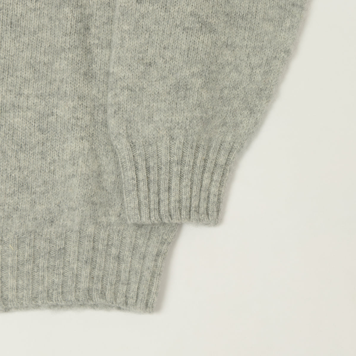 Smith Sato Suzuki 'Kobe' Brushed Saddle Shoulder Jumper - Ash Grey