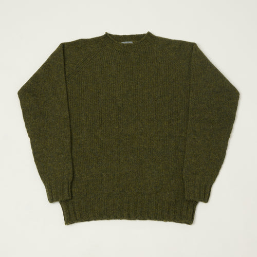 Smith Sato Suzuki 'Takayama' Brushed Lambswool Jumper - Highland Green