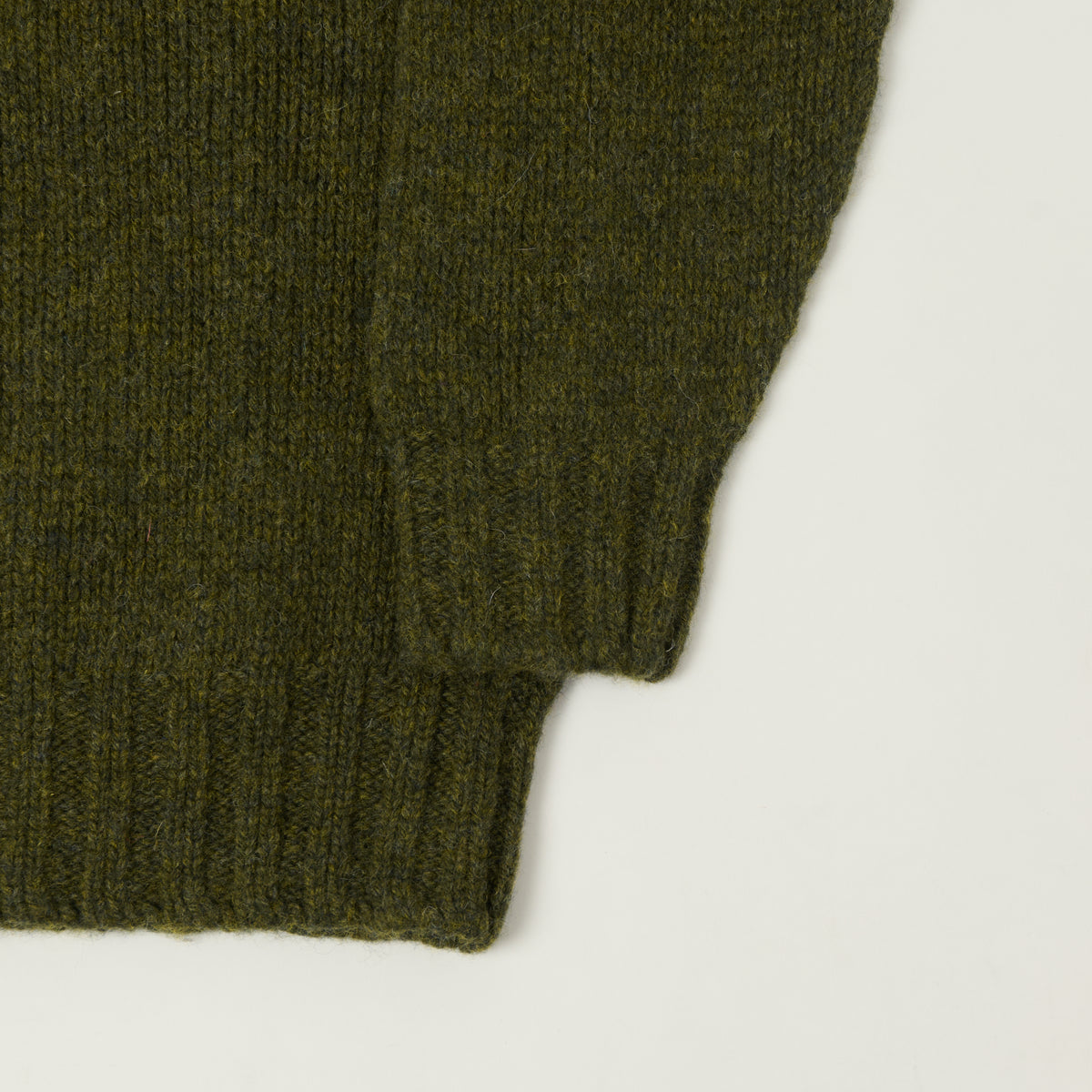 Smith Sato Suzuki 'Takayama' Brushed Lambswool Jumper - Highland Green