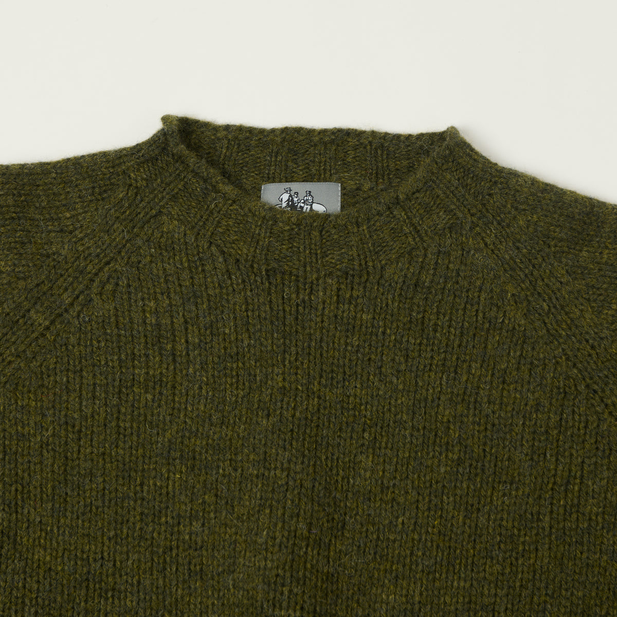 Smith Sato Suzuki 'Takayama' Brushed Lambswool Jumper - Highland Green