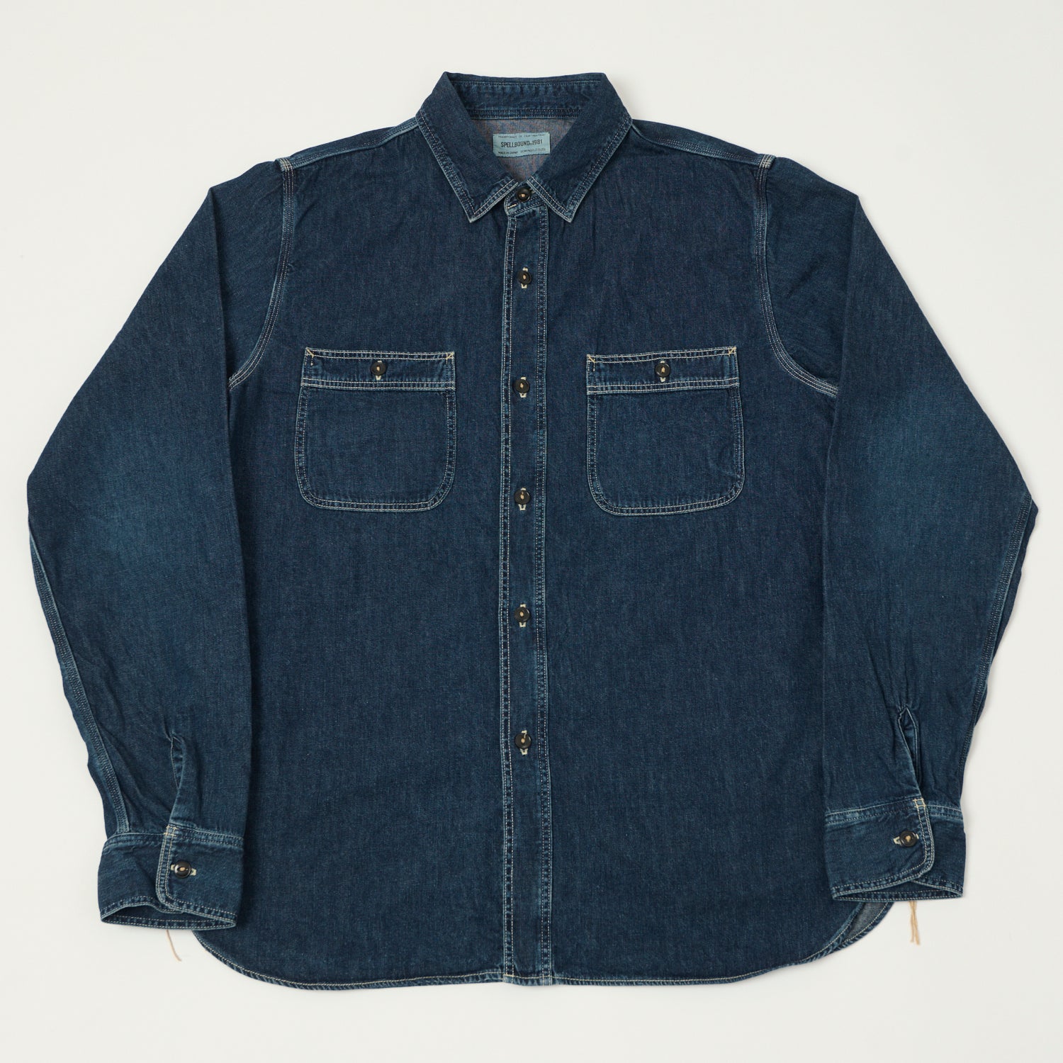 Spellbound Authentic 6oz Denim Work Shirt - Used Wash