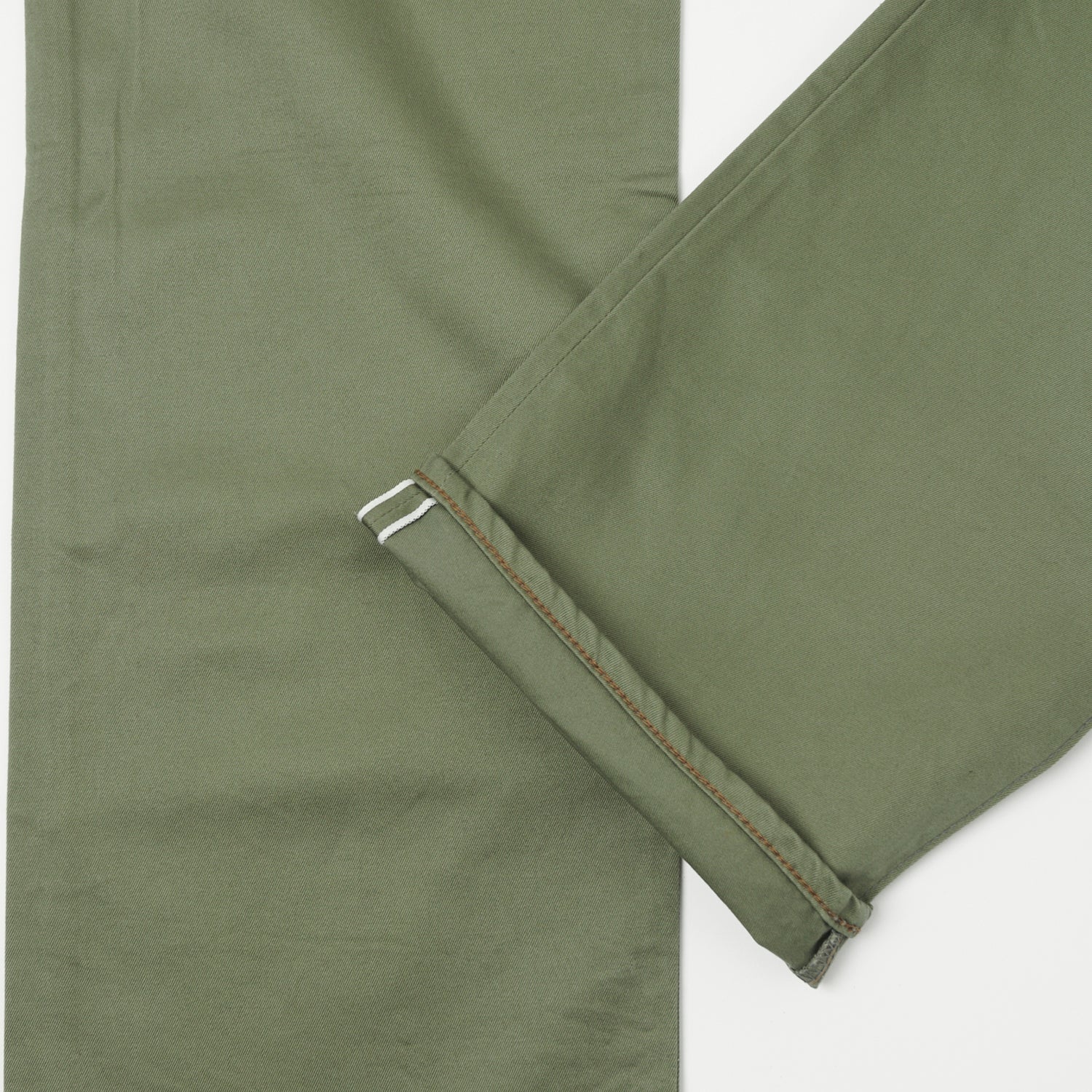 Spellbound Chino Cloth Regular Straight Jean - Olive Green