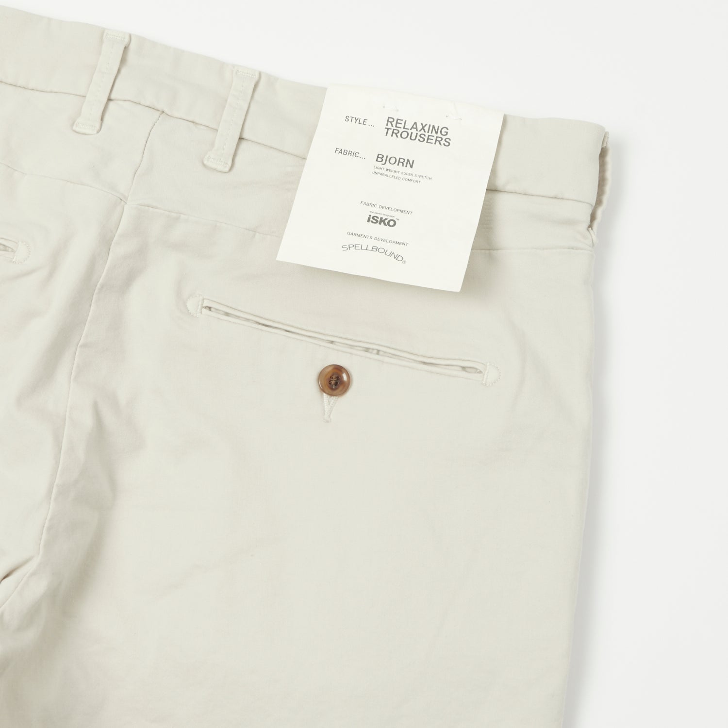 Spellbound Slim Tapered Stretch Chino - Natural