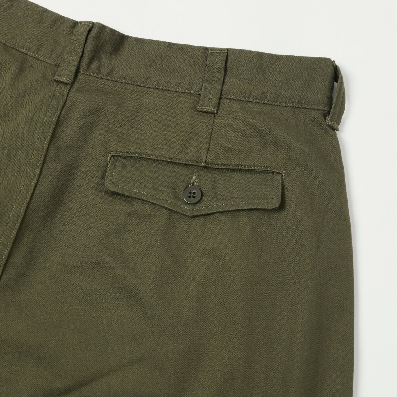 Spellbound Double Pleat French Trousers - Olive