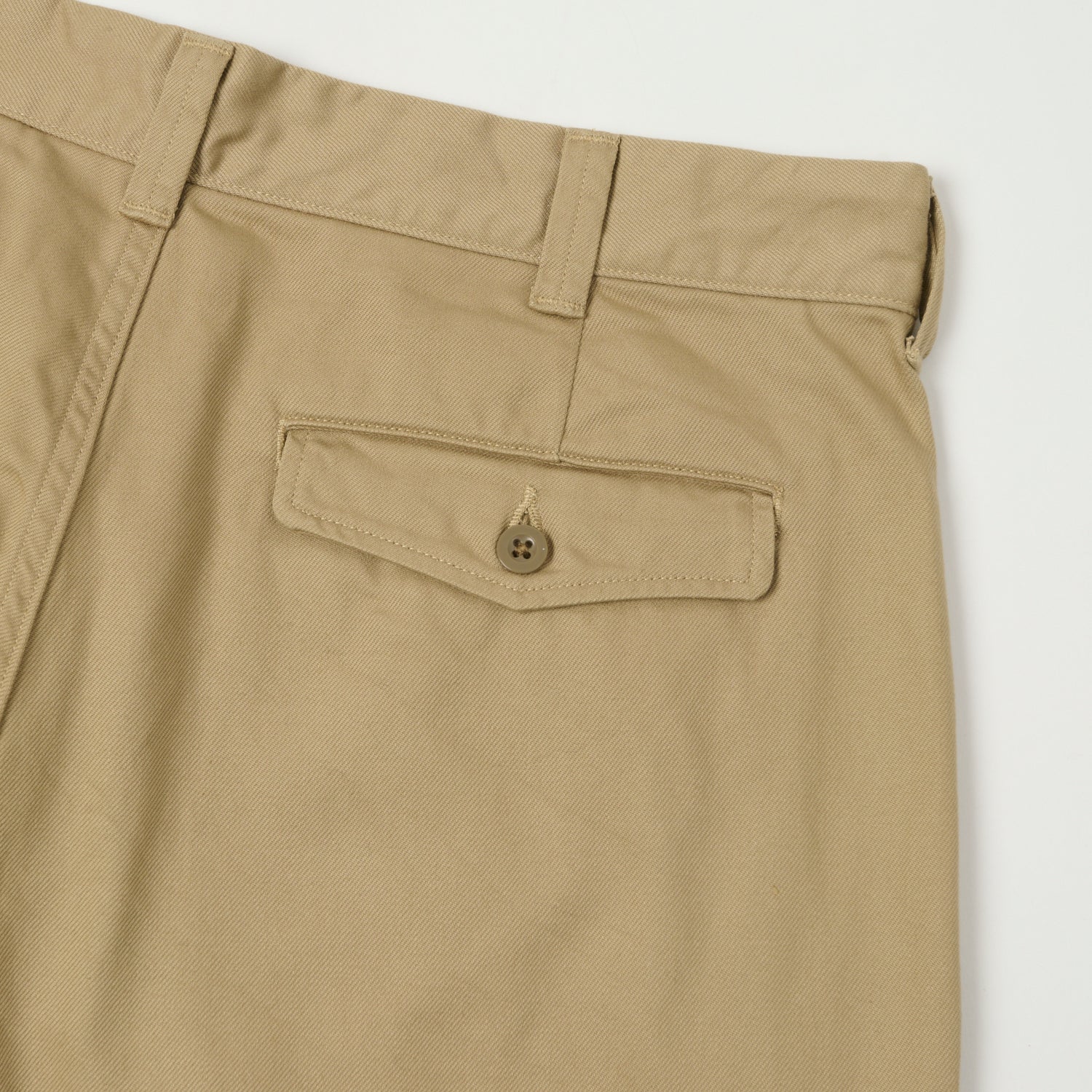 Spellbound Double Pleat French Trousers - Khaki Beige