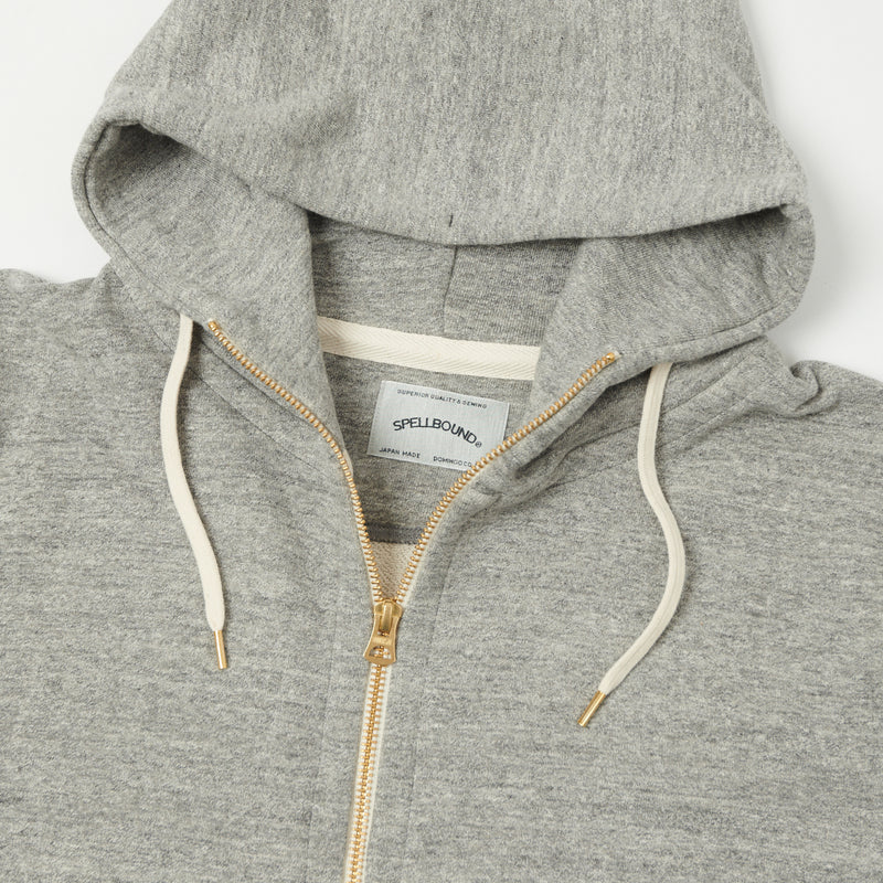 Spellbound 48-497N Loopwheel Hooded Sweatshirt - Grey Melange