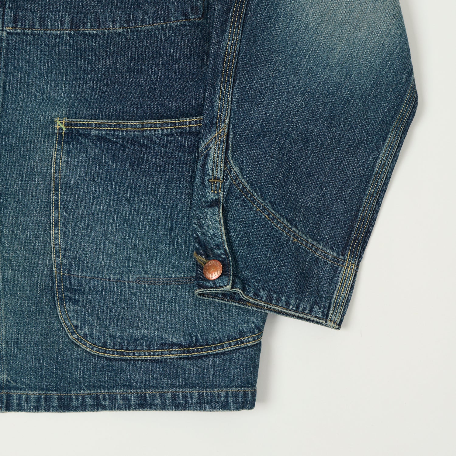 Spellbound Authentic 10.5oz Denim Coverall Jacket - Used Wash