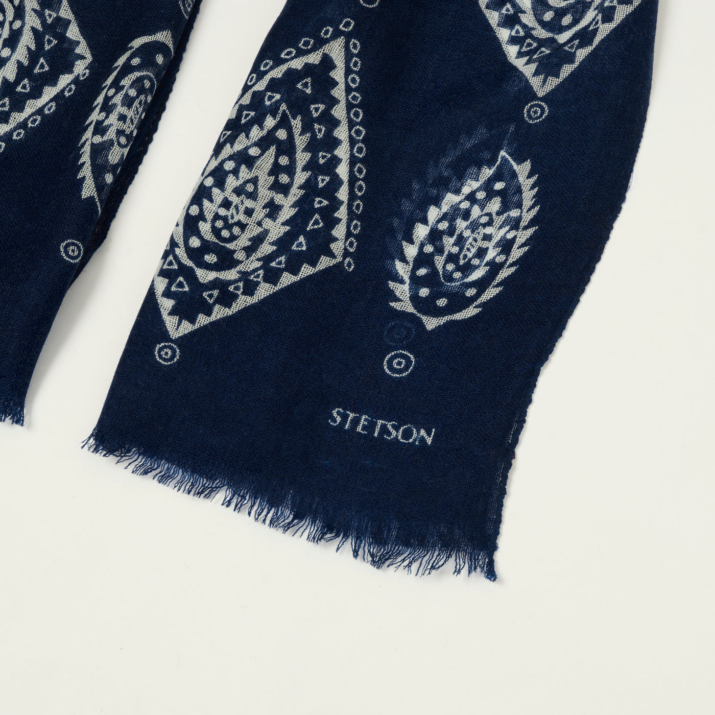 Stetson Abstract Summer Scarf - Navy