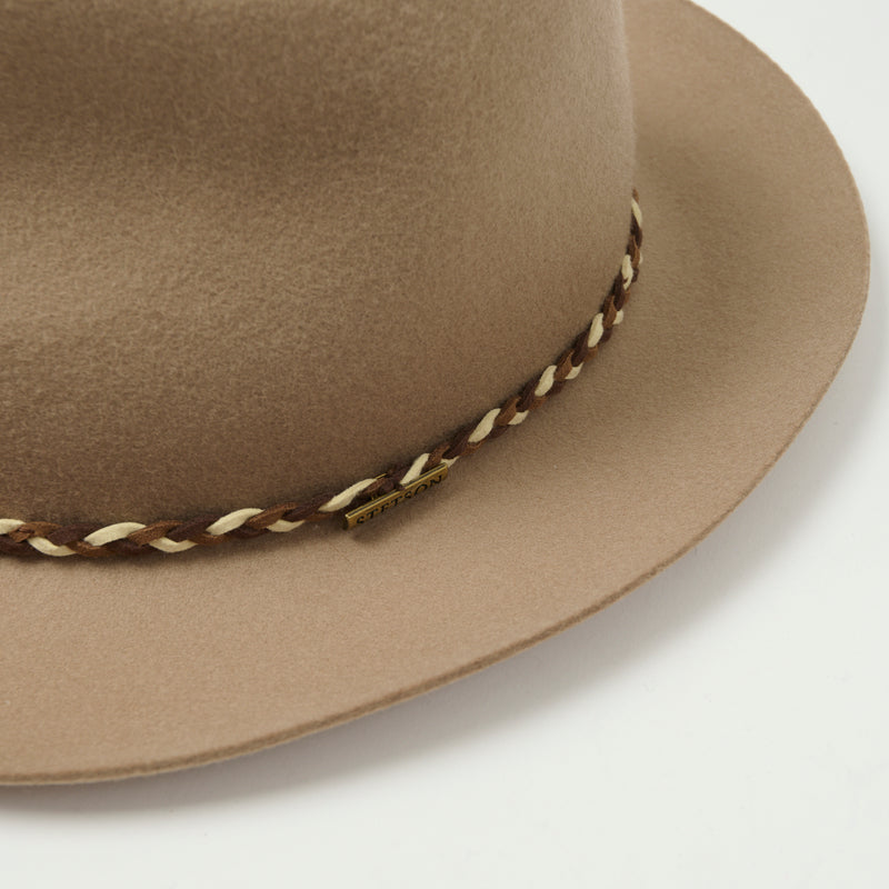 Stetson 2118108 Davenport Traveller Fedora Hat - Beige