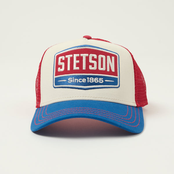 Stetson 'Highway' Trucker Cap - Red/White/Blue