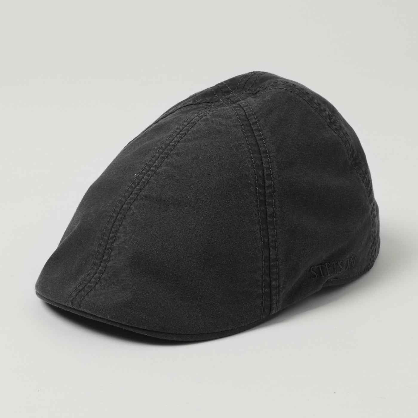 Stetson 'Texas  Delave Organic Cotton Sixpence Cap - Black