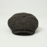 Stetson 6840601 Donegal Tweed Flat Cap - Dark Grey