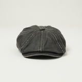 Stetson Hatteras Cotton Flat Cap - Black