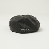Stetson Hatteras Cotton Flat Cap - Black