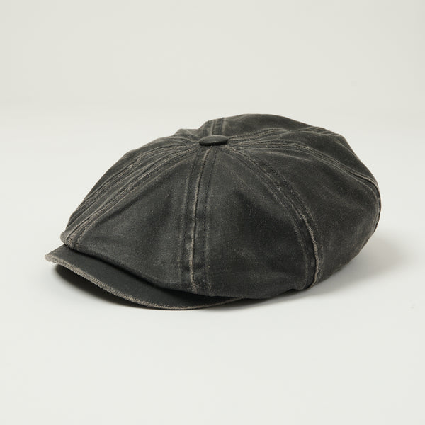Stetson 6841102-1 Hatteras Cotton Flat Cap - Black