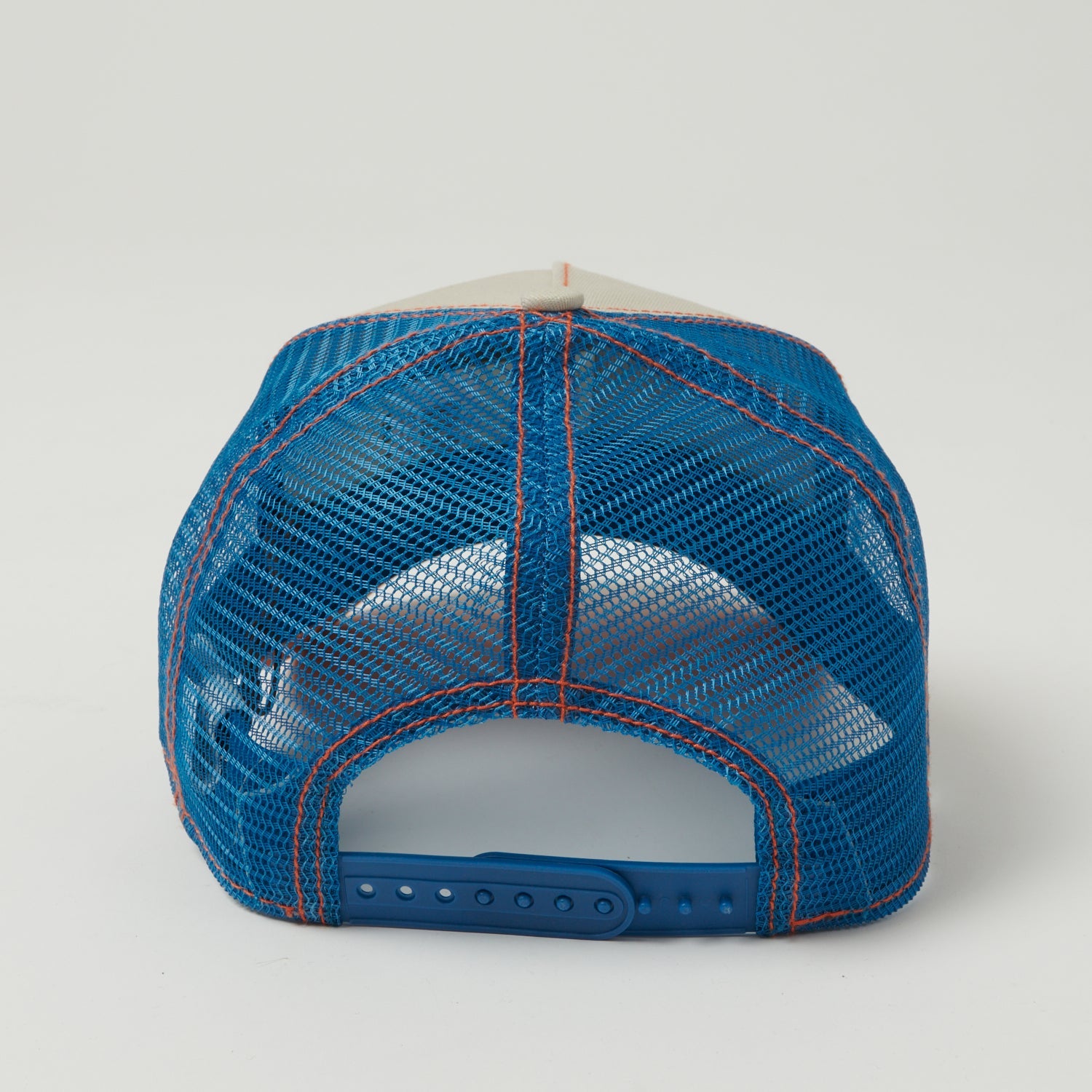 Stetson 'Stetson Garage' Trucker Cap - Orange/Blue