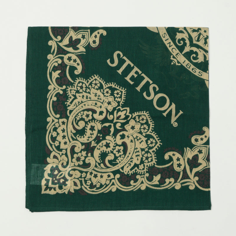 Stetson Cotton Bandana - Green