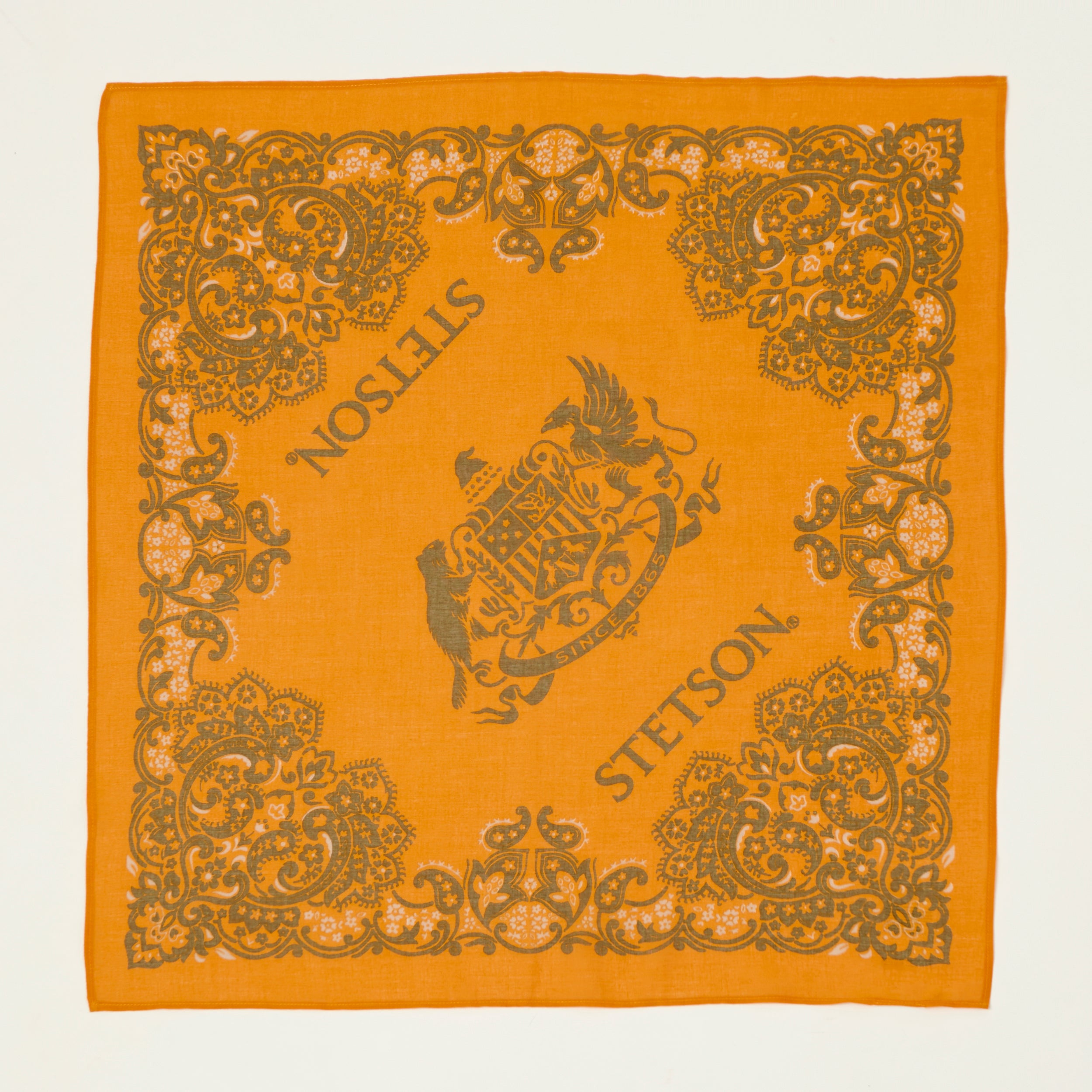 Stetson Cotton Bandana - Orange/Yellow