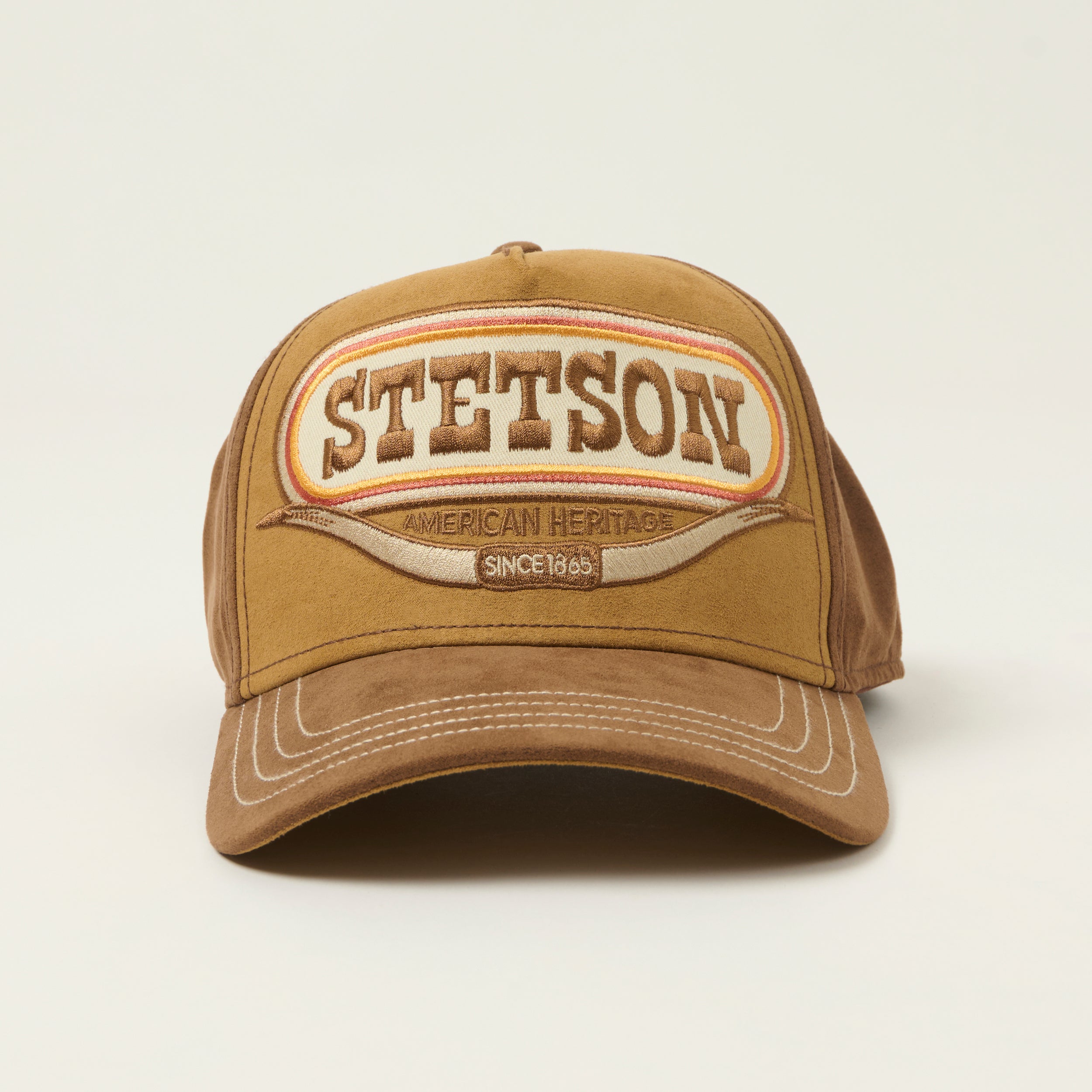 Stetson 'Buffalo Horn' Trucker Cap - Brown