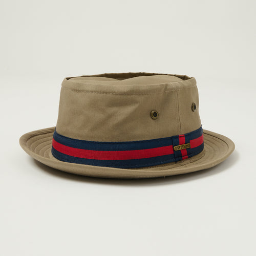 Stetson Classic Band Pork Pie Hat - Beige