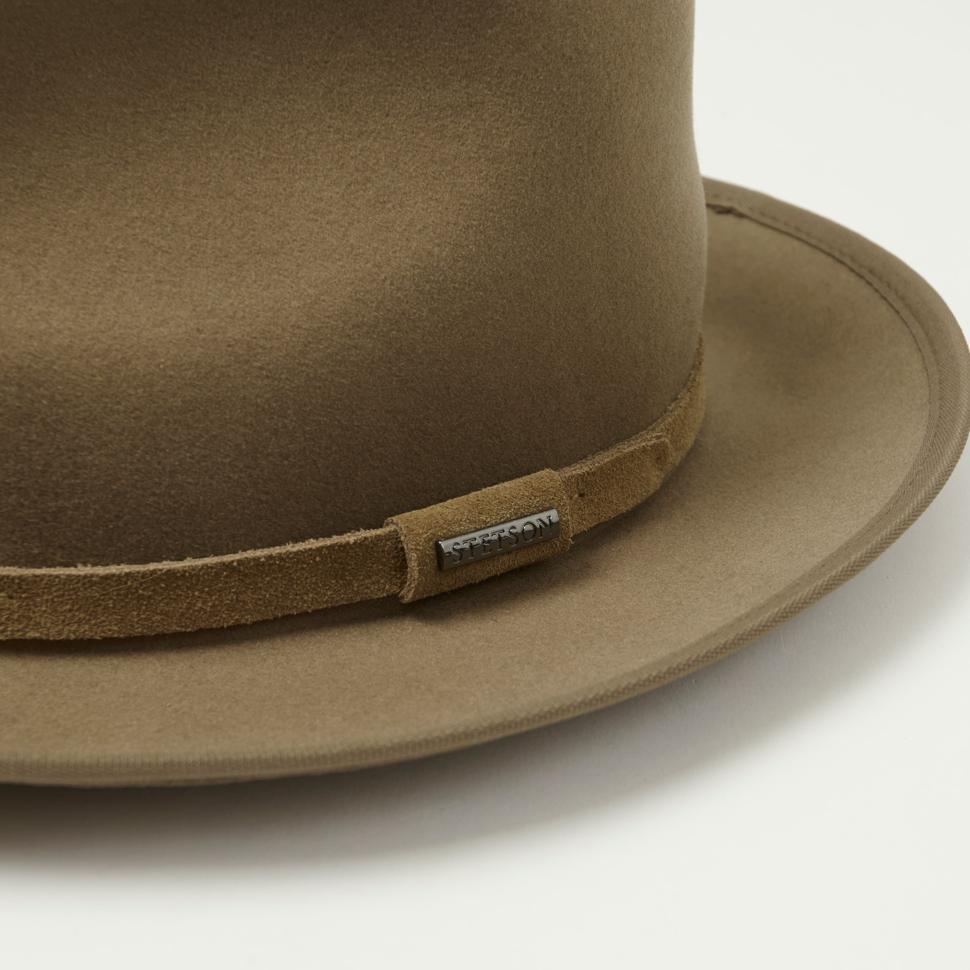 Stetson Wool/Cashmere Felt Fedora - Beige