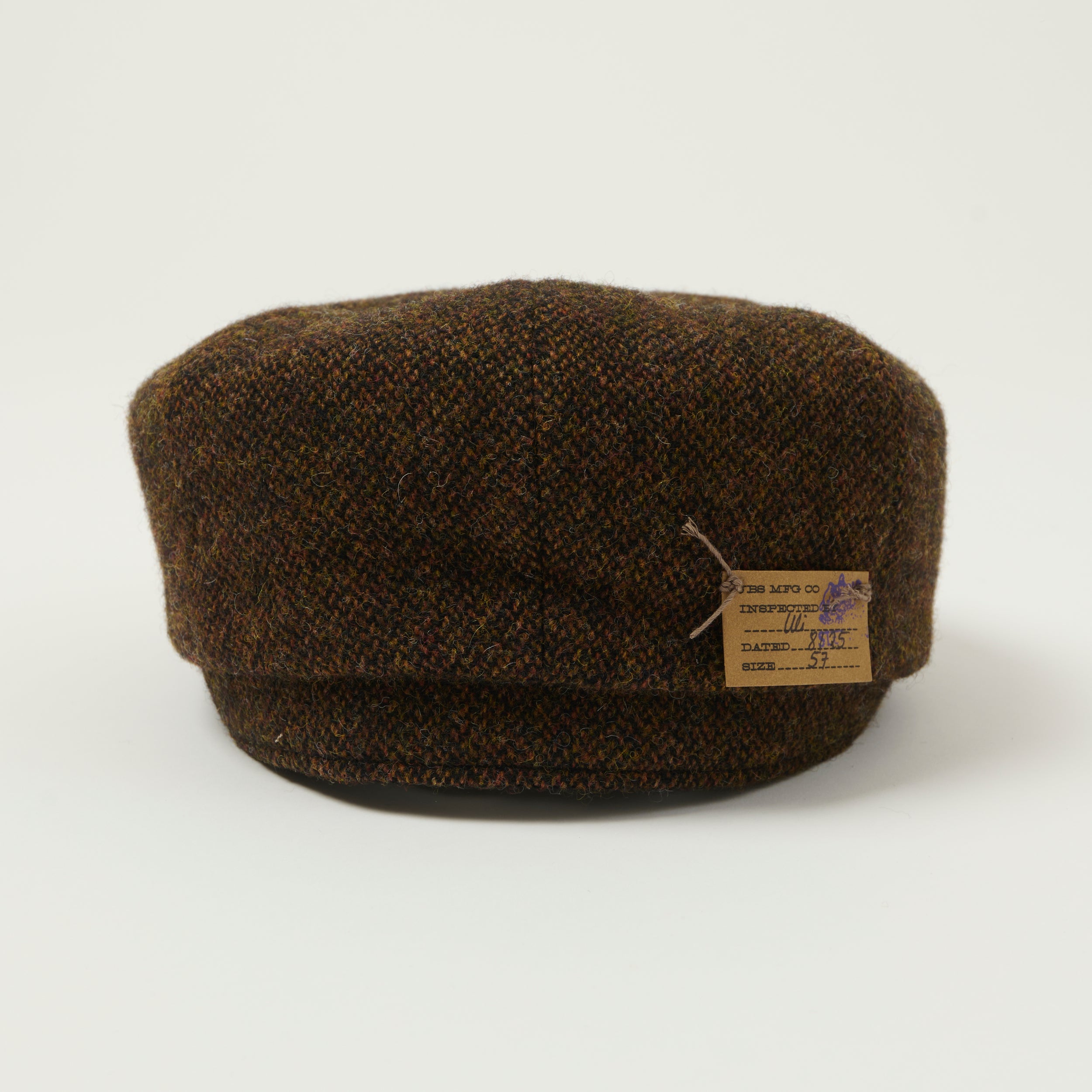 Stetson Hatteras Wool Flat Cap - Burned Orange