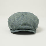 Stetson Hatteras Silk Herringbone - Blue Melange