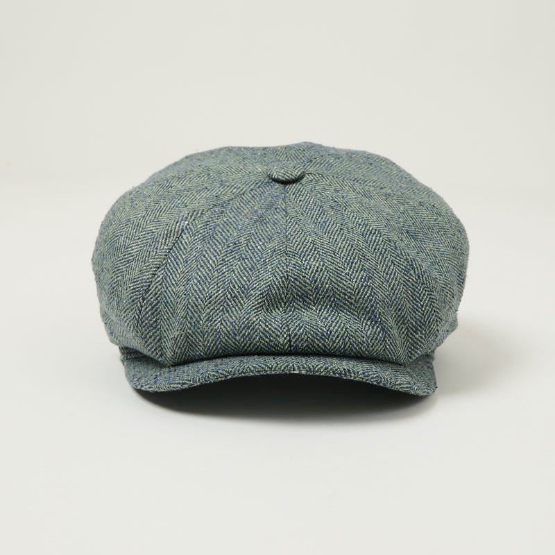 Stetson Hatteras Silk Herringbone - Blue Melange