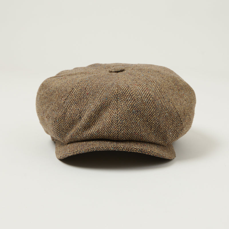 Stetson Hatteras Silk Herringbone - Brown Melange