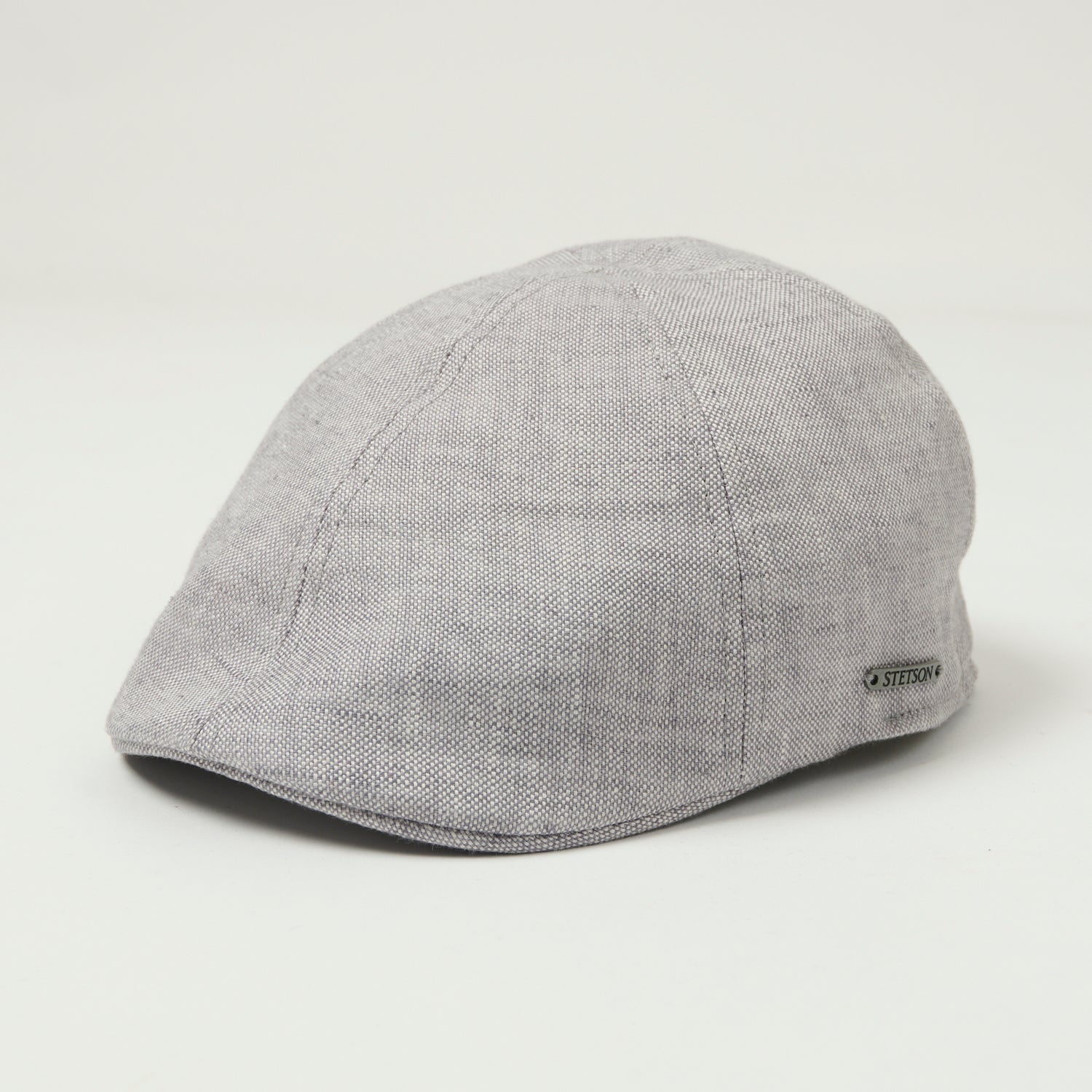 Stetson 'Texas' Just Linen Flat Cap - Grey