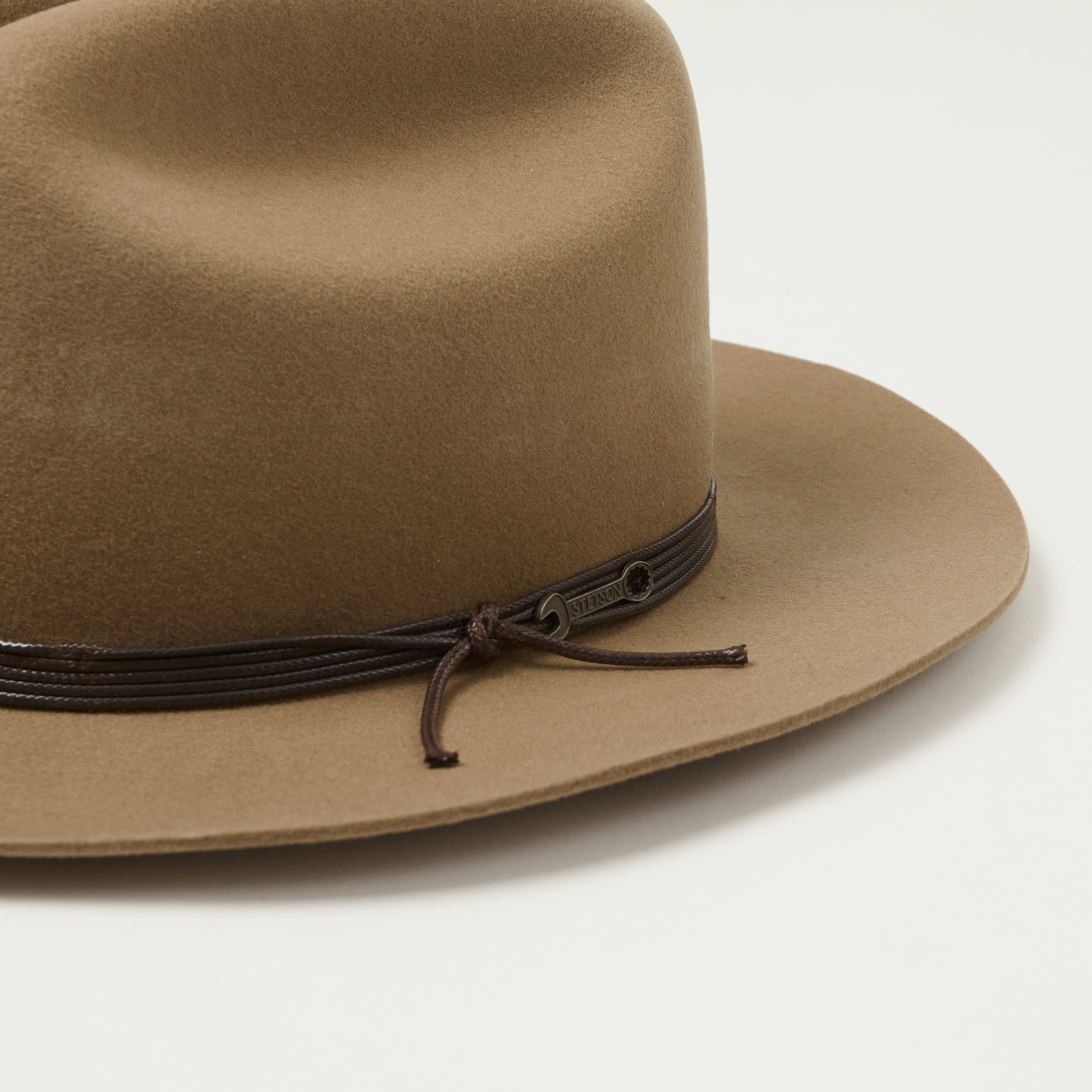 Stetson Wool Felt Western Hat - Beige