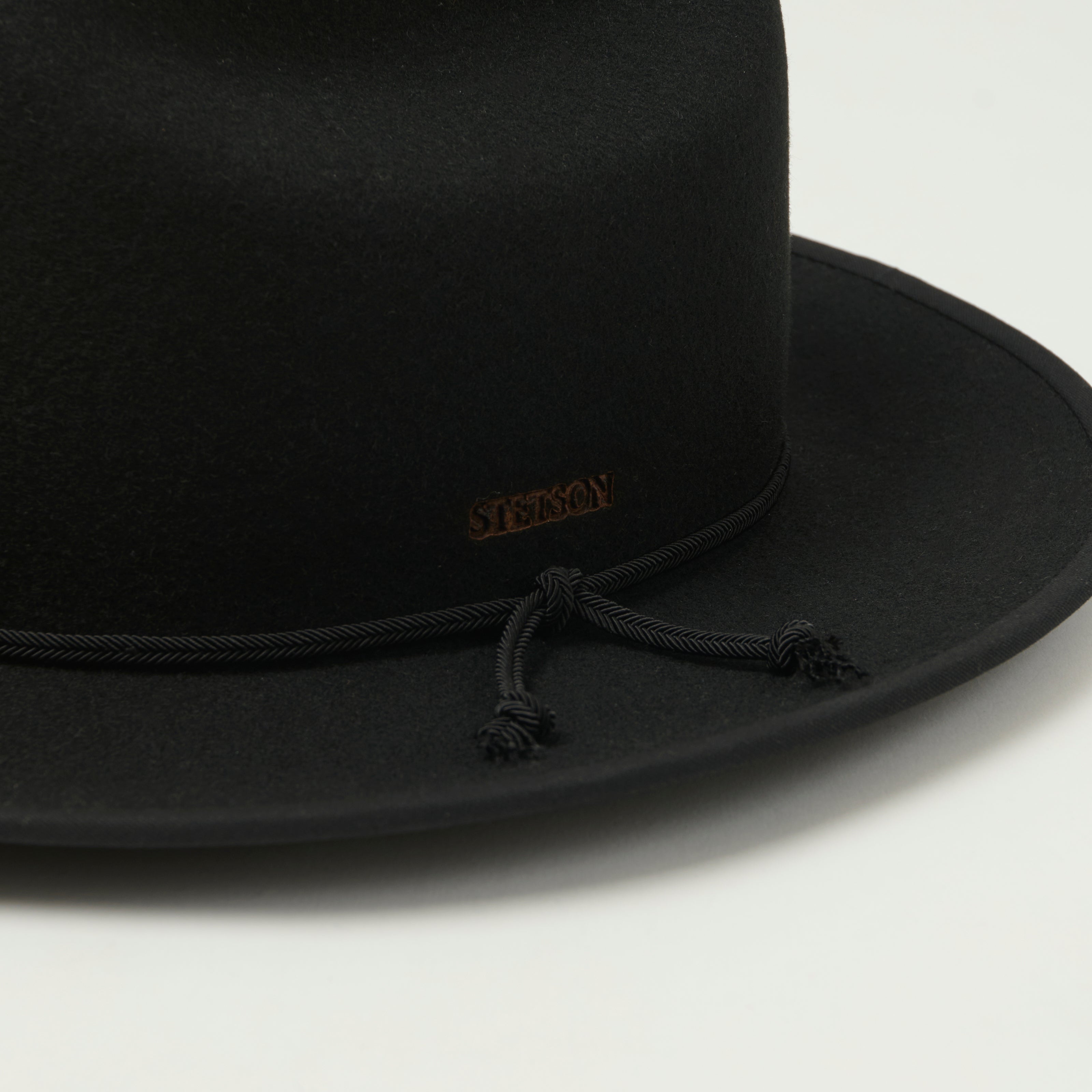 Stetson Wool Felt Western Hat - Black