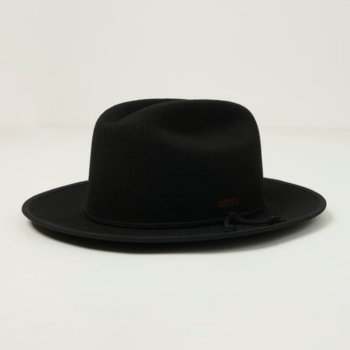 Stetson Wool Felt Western Hat - Black