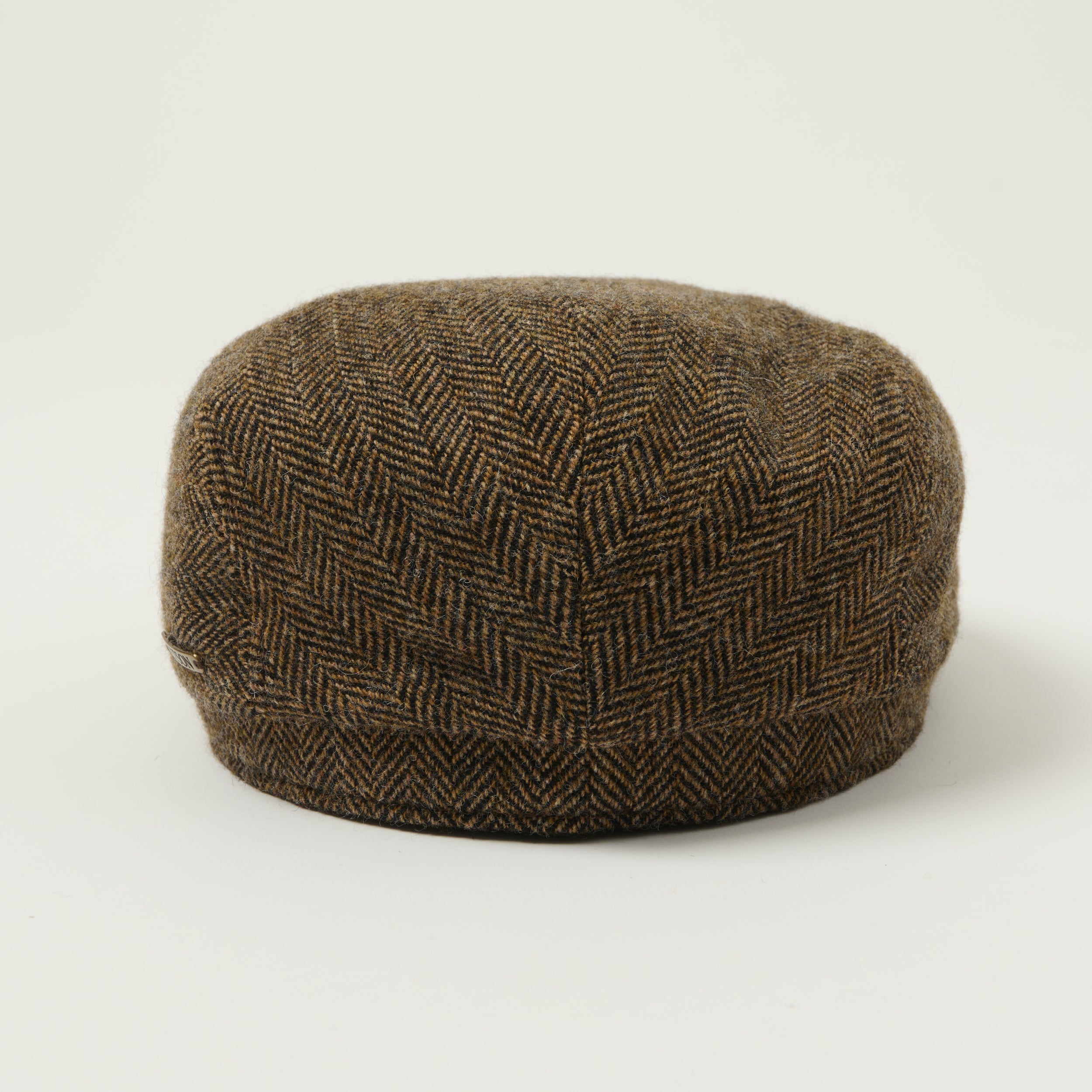 Stetson Wool Herringbone Driver Cap - Brown Melange