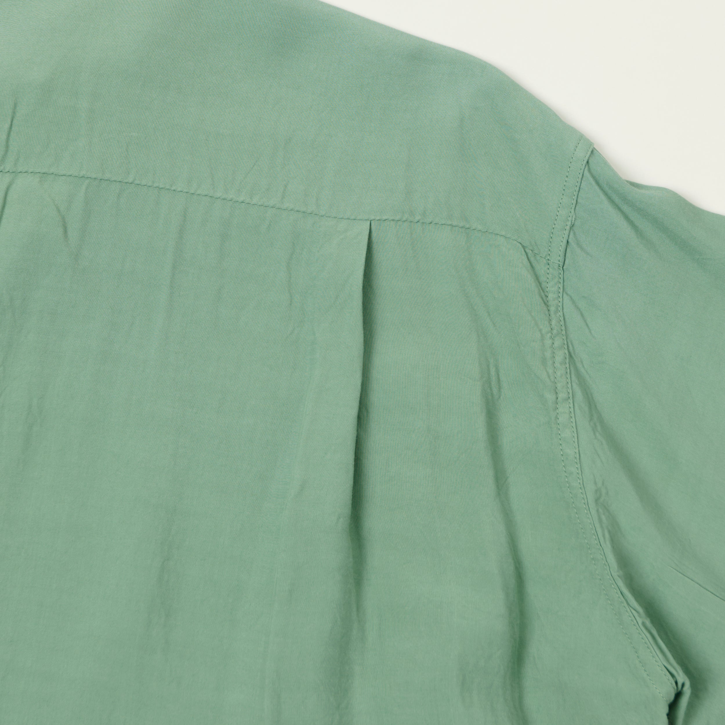 Style Eyes Short Sleeve Rayon Bowling Shirt - Mint Green