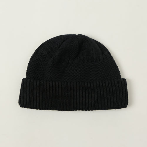 Sublime Cotton Knit Watch Cap - Black