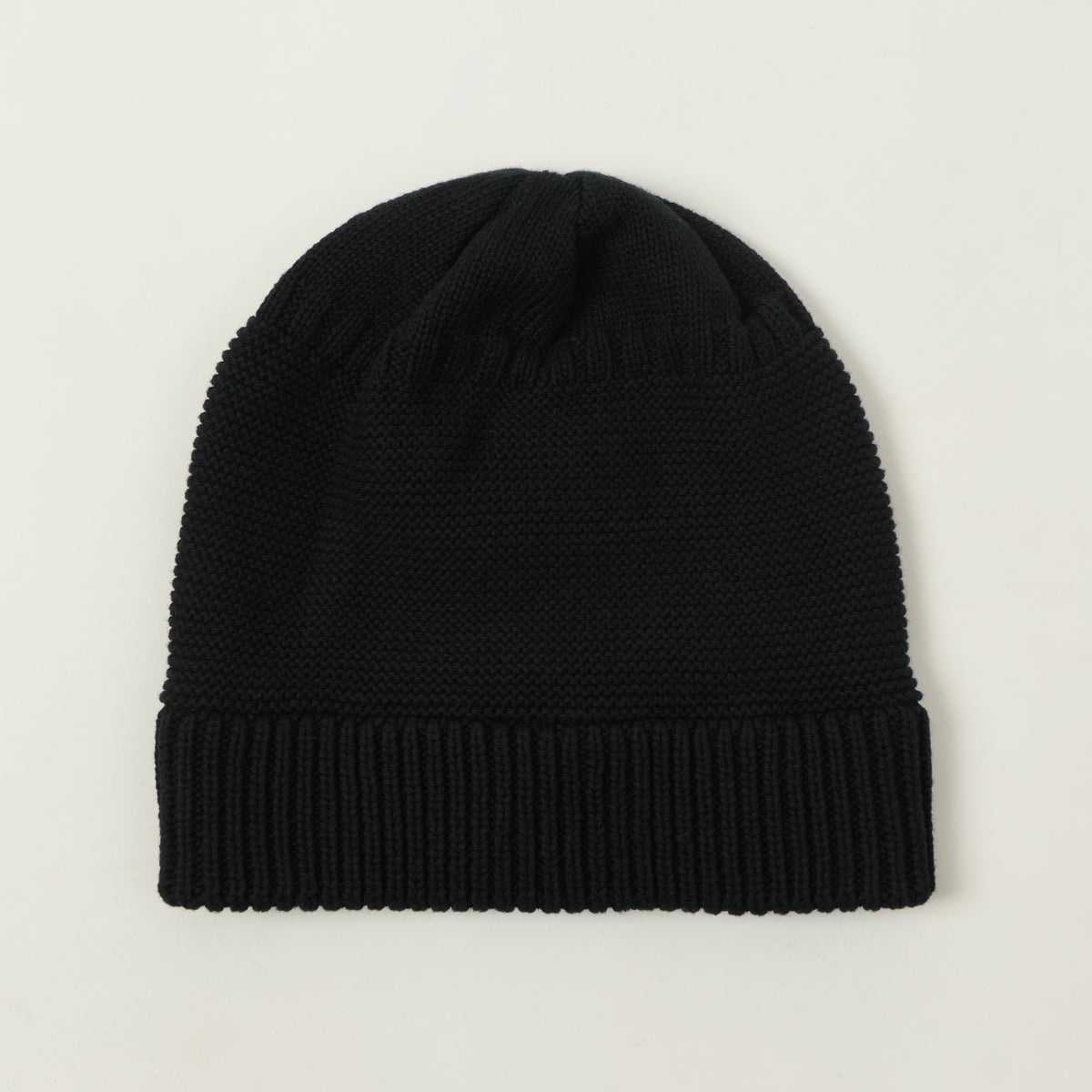 Sublime Cotton Knit Watch Cap - Black