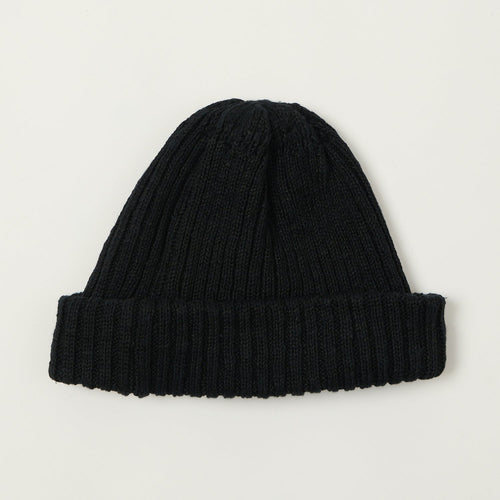 Sublime Cotton Linen Watch Cap - Black