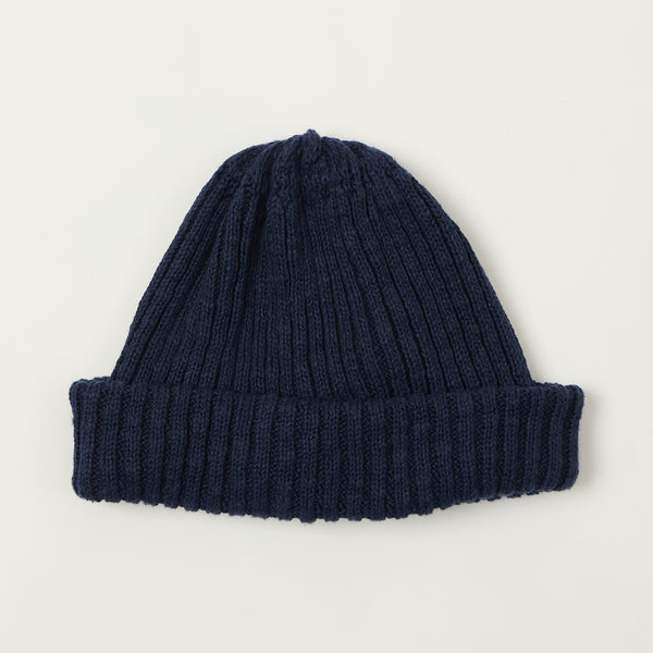 Sublime Cotton Linen Watch Cap - Navy