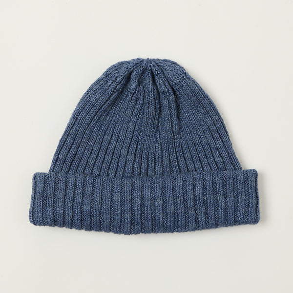 Sublime Cotton Linen Watch Cap - Denim