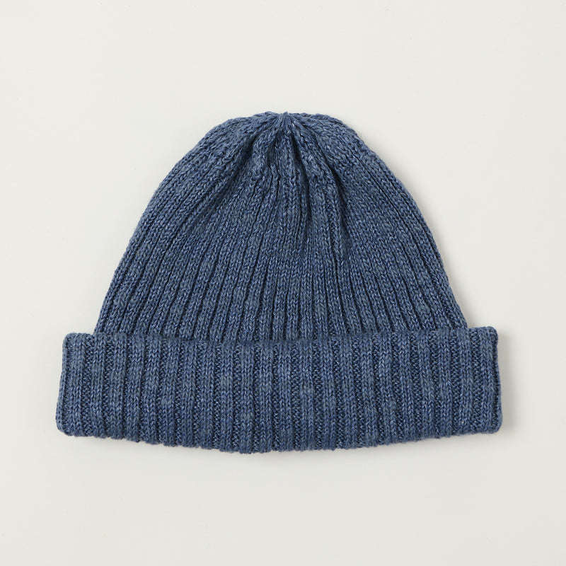Sublime Cotton Linen Watch Cap - Denim